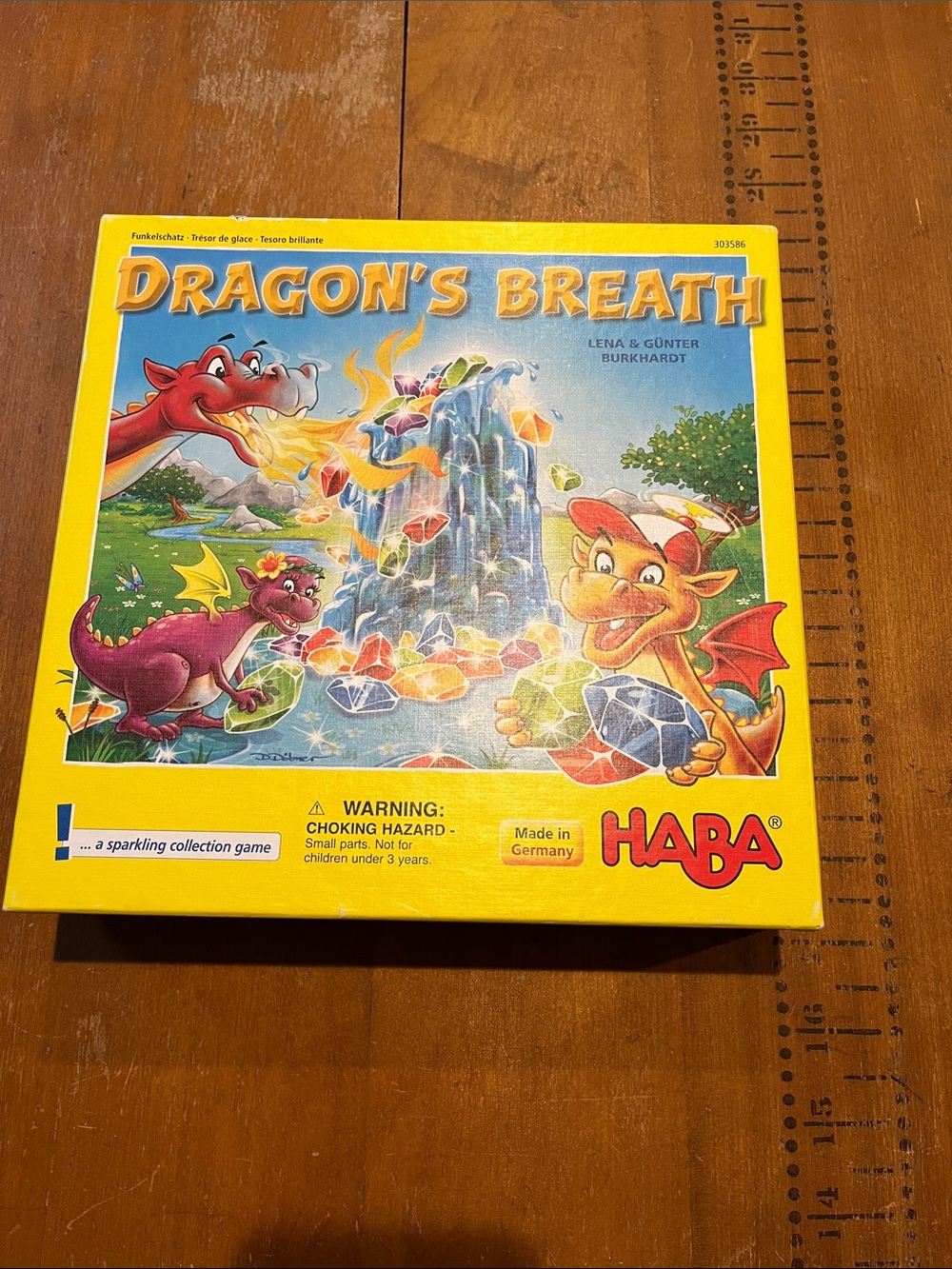 HABA Dragon's Breath Board Game Ice Stones Imaginative Play Ages 5+